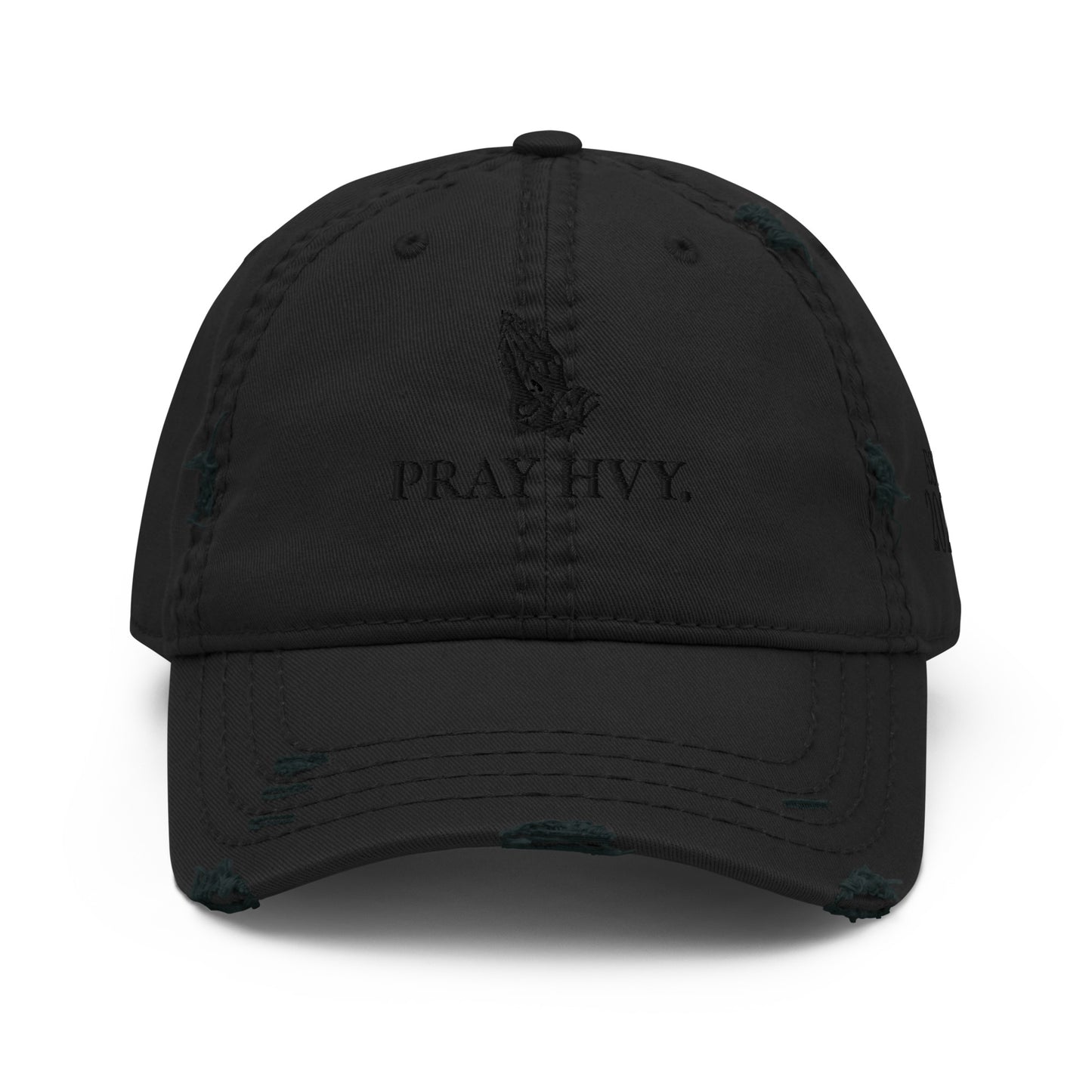 Pray Hvy Distressed Dad Hat