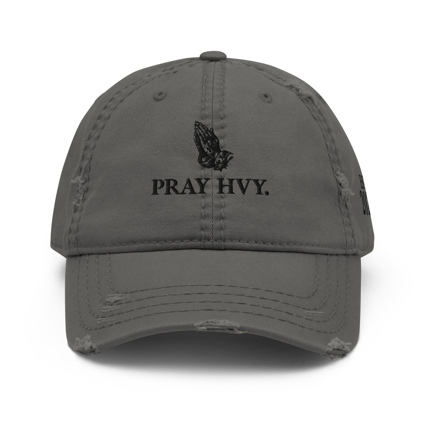 Pray Hvy Distressed Dad Hat