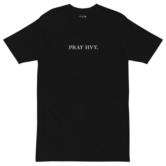 Pray Hvy Fitted Tee - Black